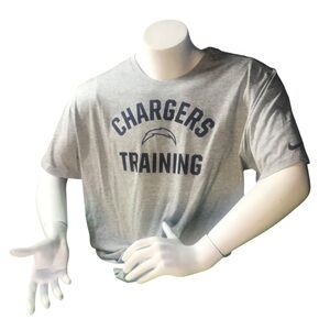 Nike Gray Chargers Training T-Shirt XXL